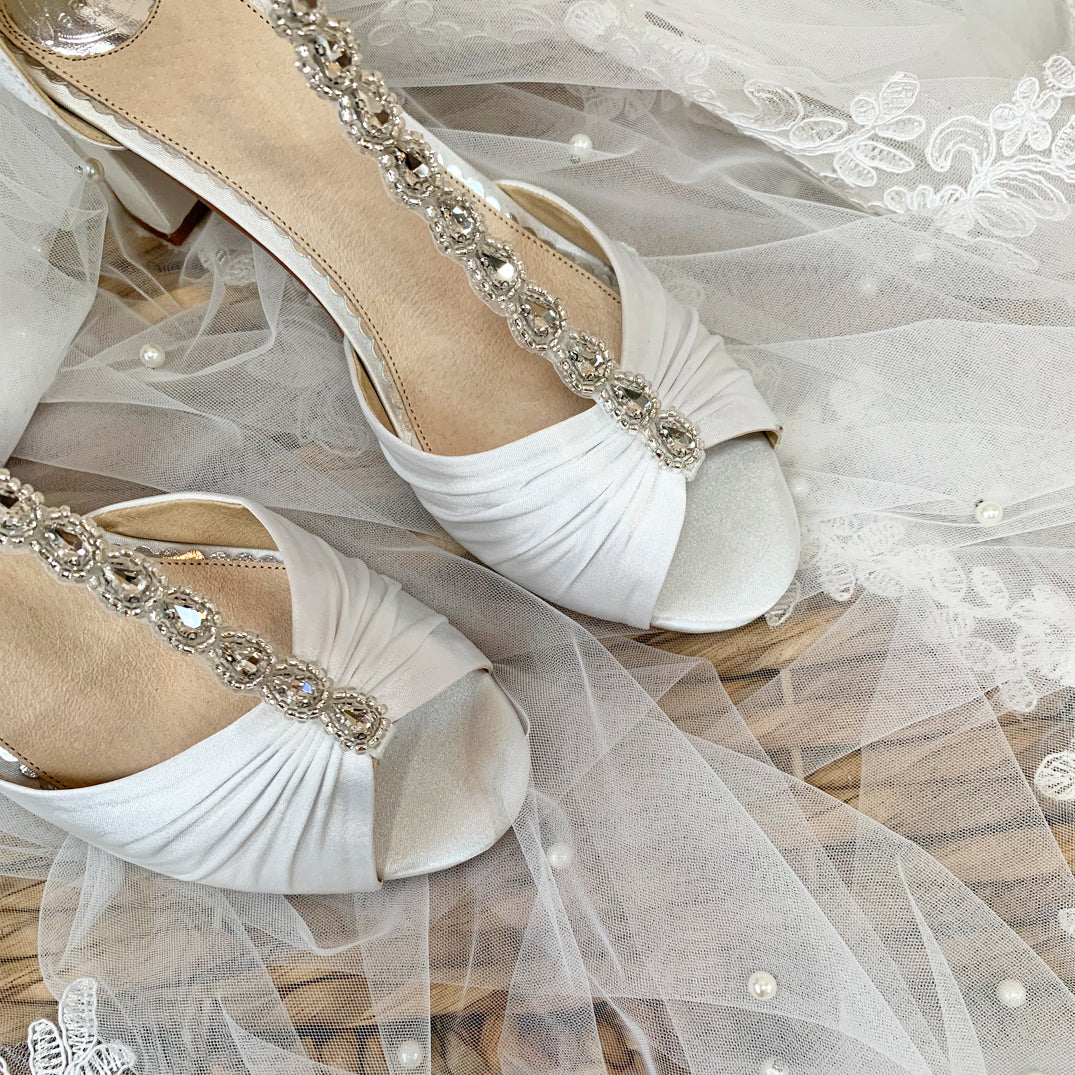 Unique bridal shoes clearance uk