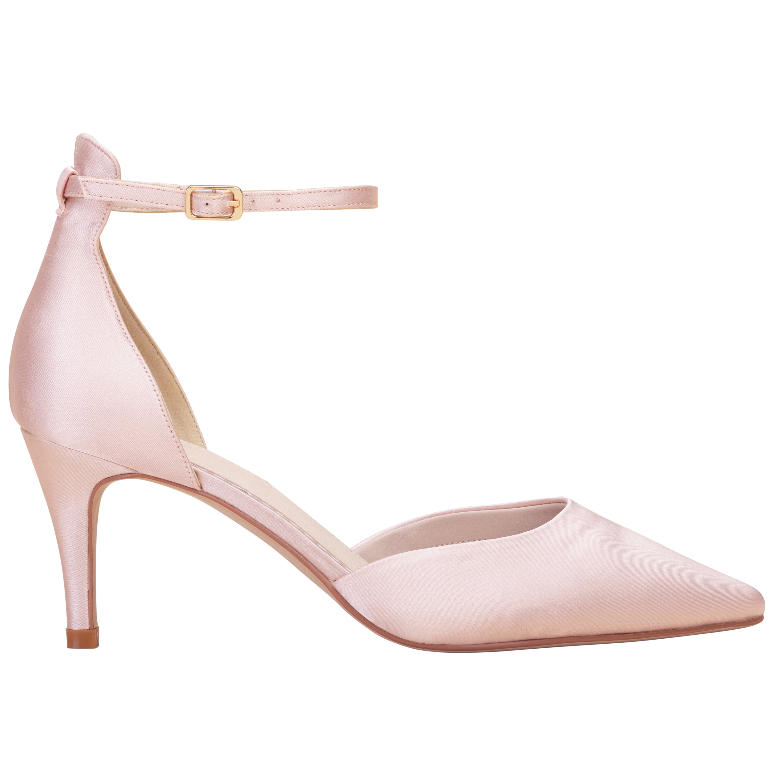 Daniella blush pink pointed courts