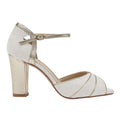 Lauren ivory asymmetric sandals