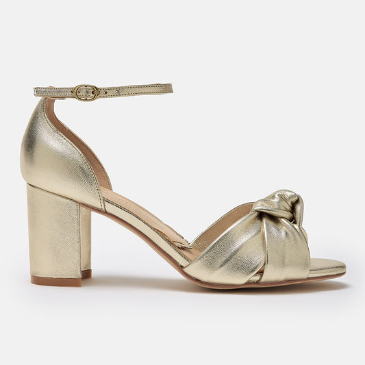 Minnie gold knot sandal