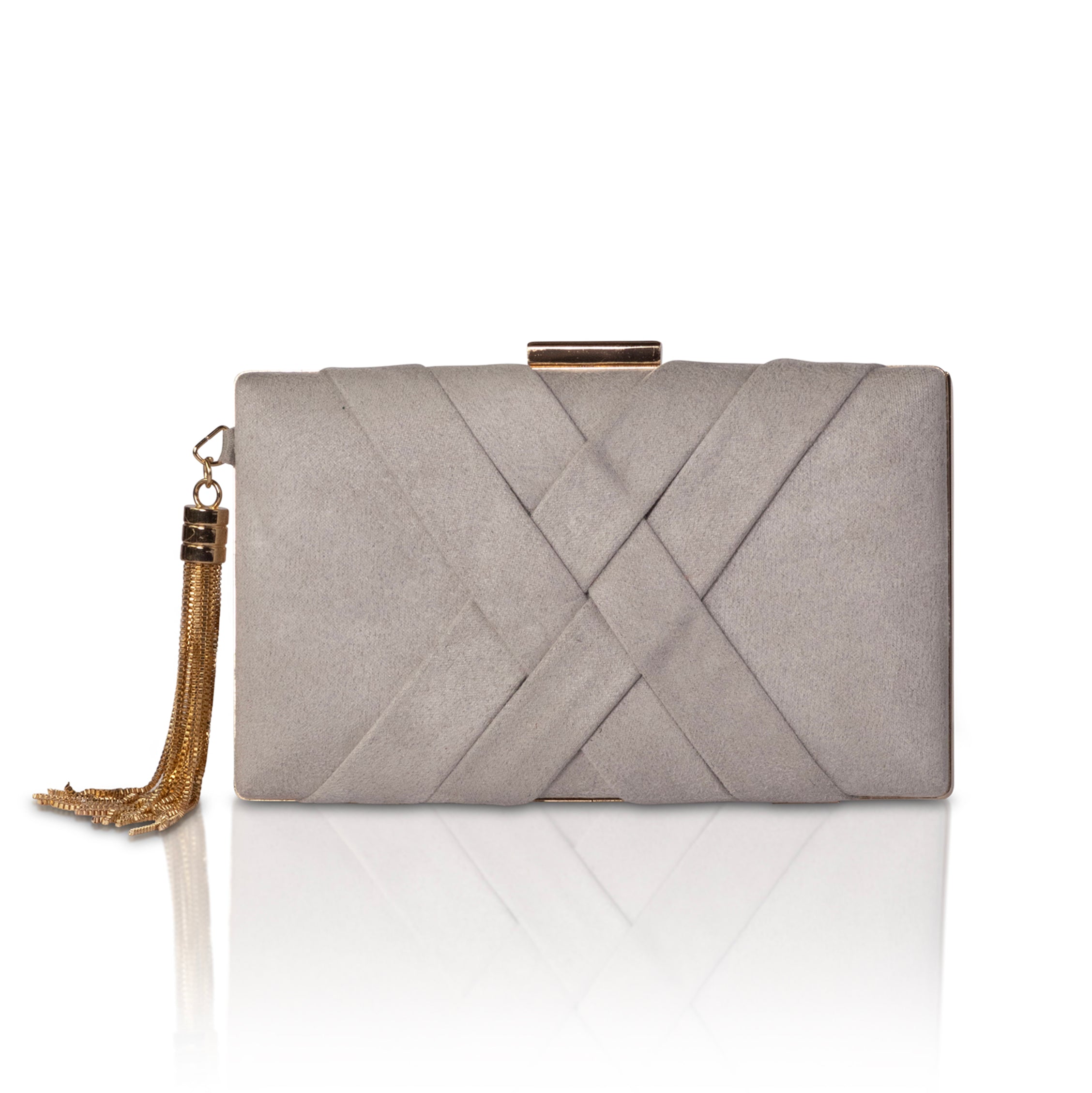 Grey clutch clearance bags uk