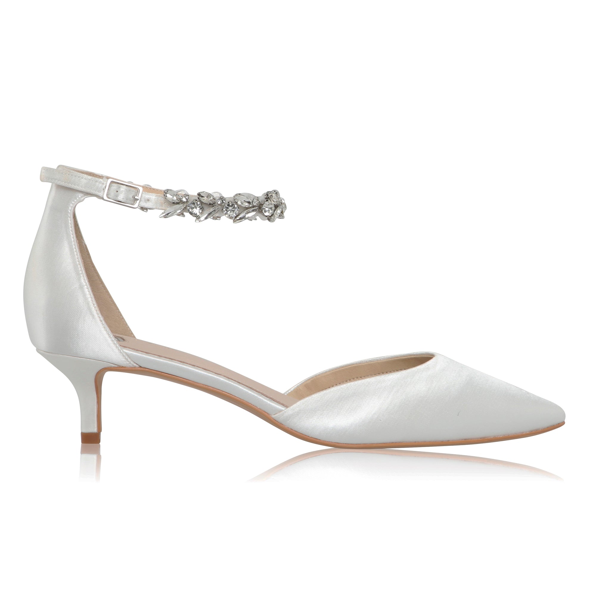 Eliza jewelled ankle strap points
