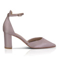 Liberty taupe block heel points