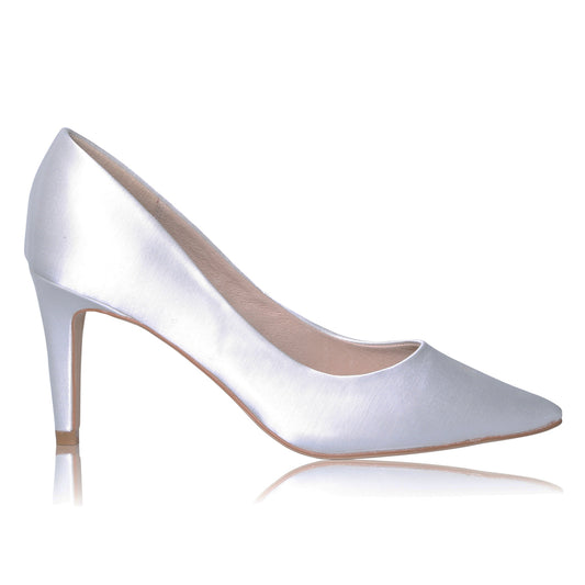 Rachel ivory wedding court shoes