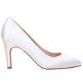 Parker ivory satin classic court shoe