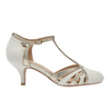 Rosie ivory vintage style t-bars