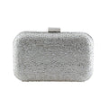 Sammy ivory satin & diamante clutch bag
