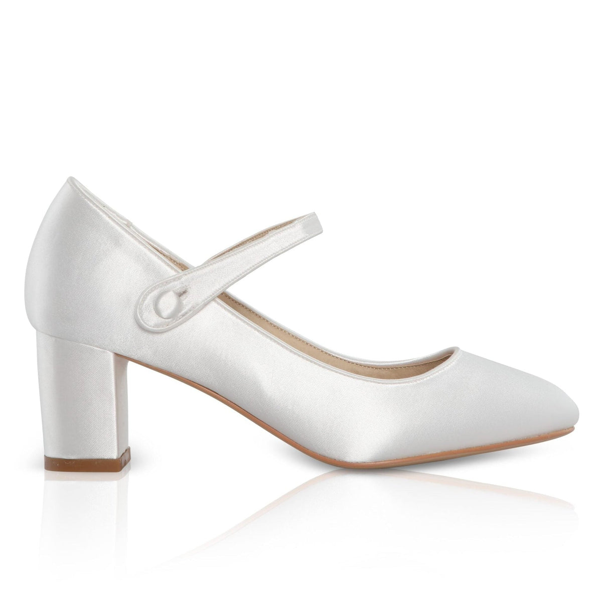 Toni ivory block heel mary-janes SIZES 36/ 37/ 38/39/42 ONLY