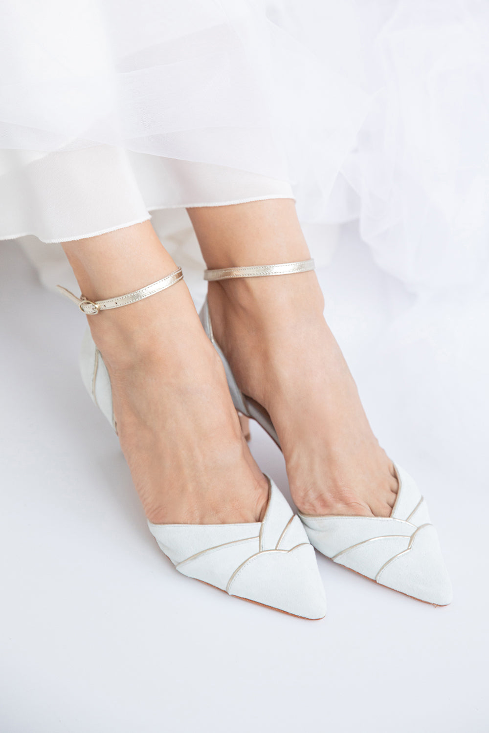 Clementine ivory point wedding shoes