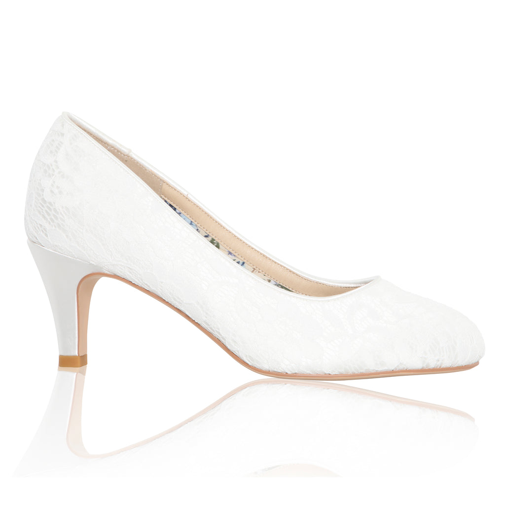 Erica wide fit ivory lace SIZE 38 ONLY