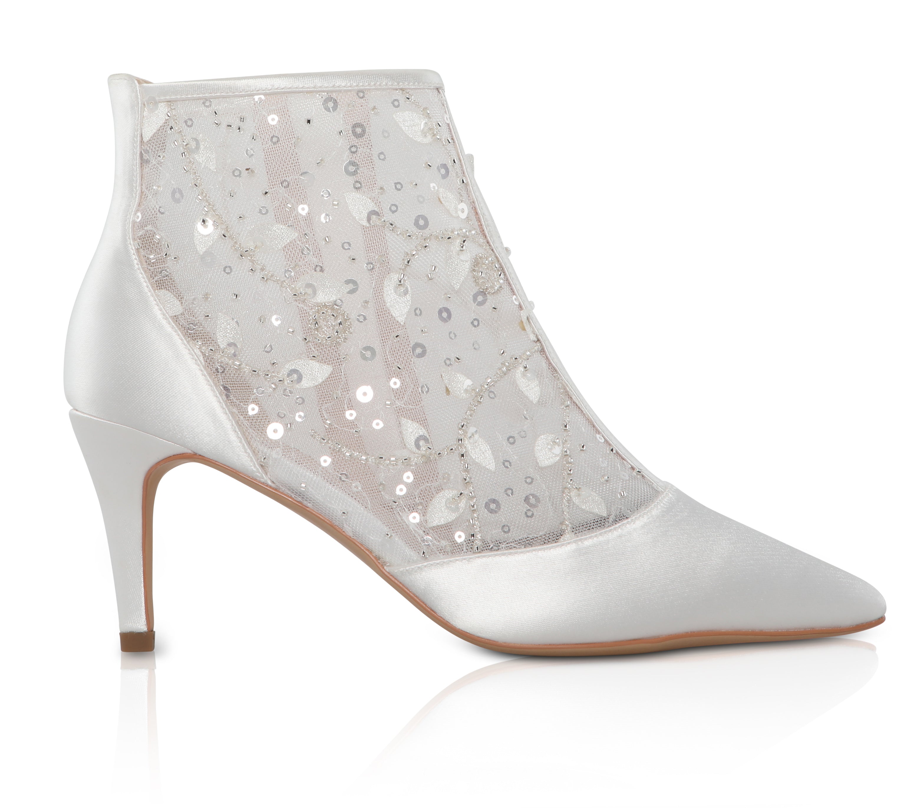 Imogen ivory embellished boots SIZES 39/41/42 ONLY