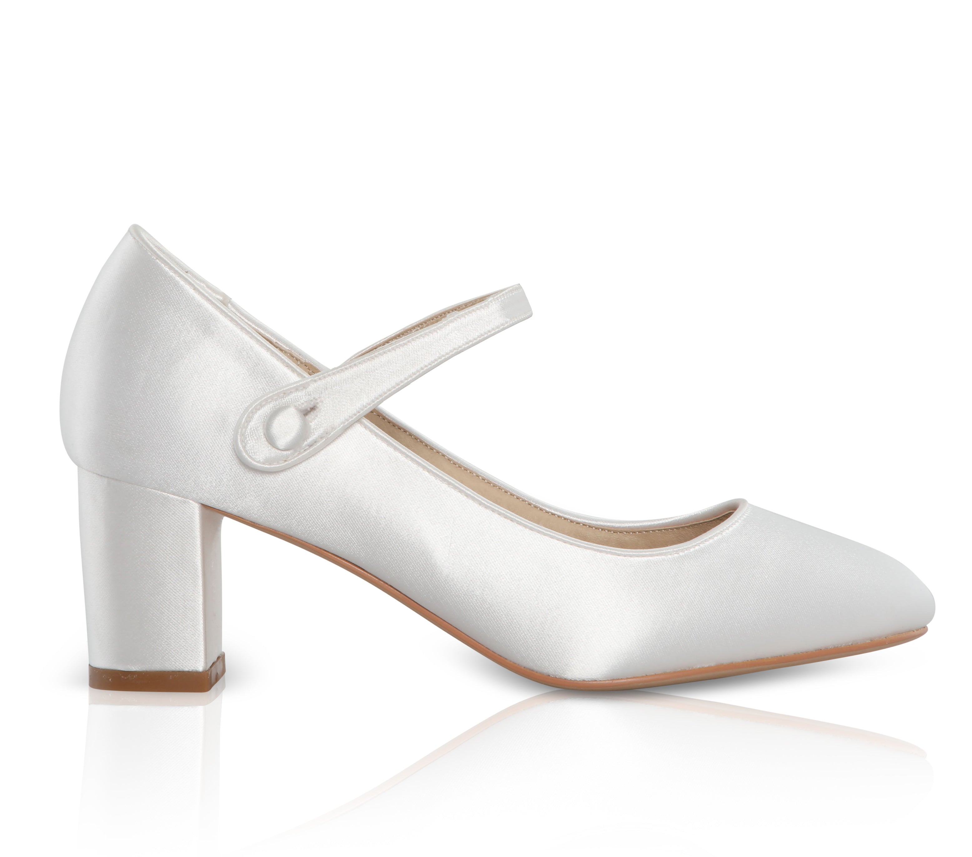 Toni ivory block heel mary-janes SIZES 36/ 37/ 38/39/42 ONLY